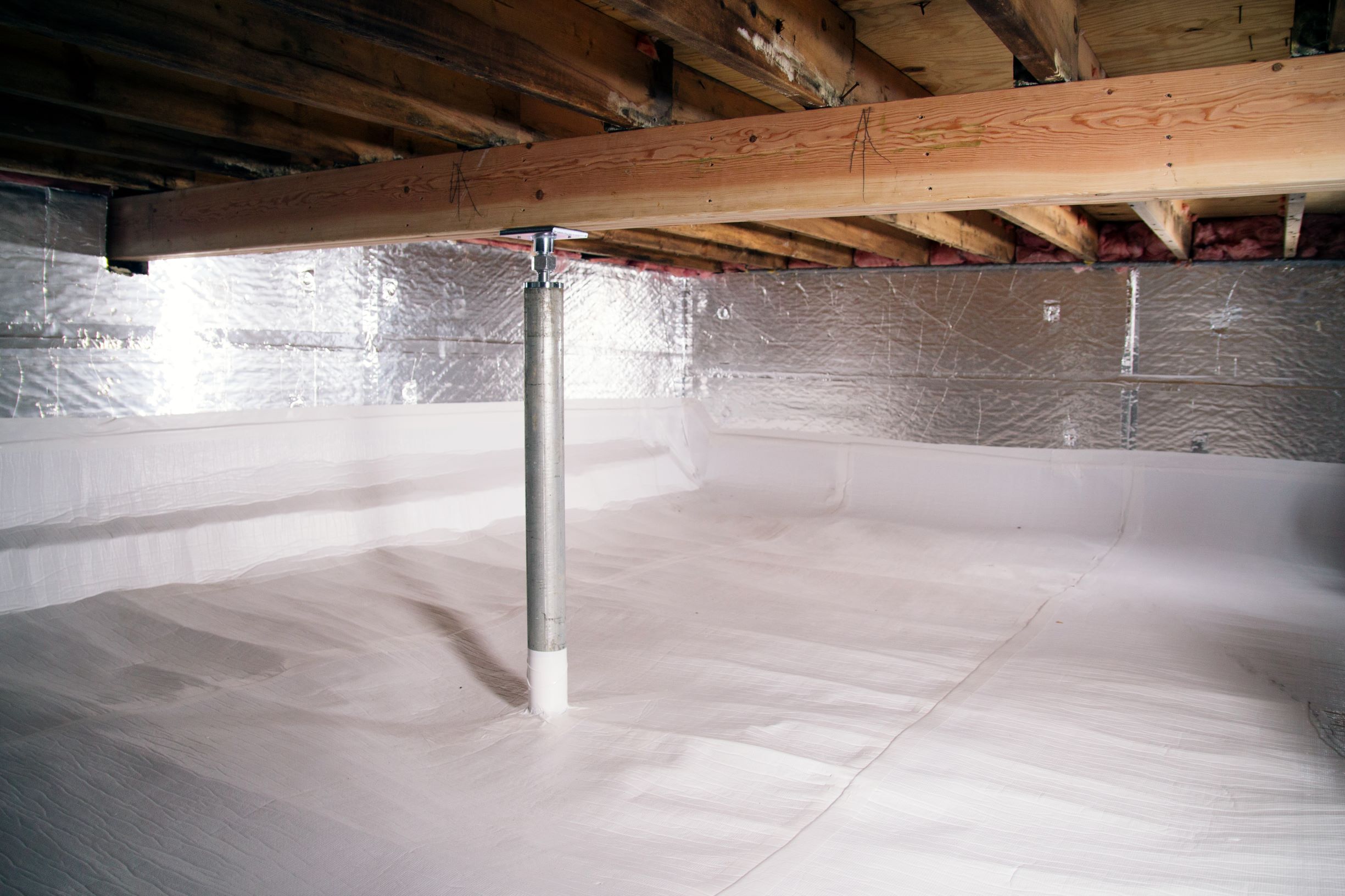 Crawl Space after encapsulation