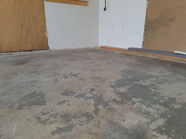 sunken corner of garage - after