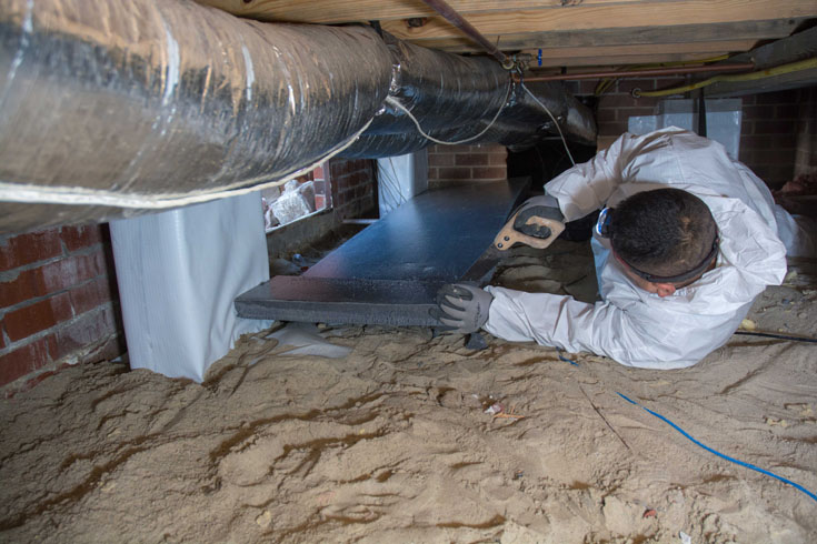 difference between insulation and encapsulation in your crawl space